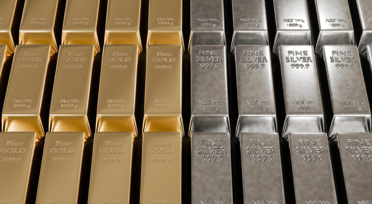 Gold and silver sink as investors rush out of crowded trades